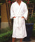 Oxford Waffle Weave Kimono Style Bath Robe