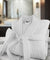 Oxford Waffle Weave Kimono Style Bath Robe